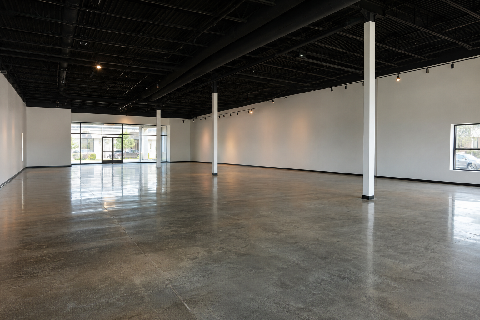 Completed commercial interior painting project by PDG Contracting in London, Ontario
